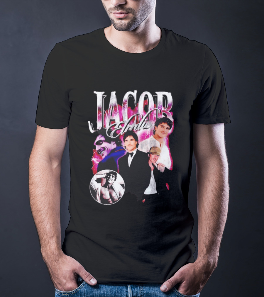 Jacob Elordi Collage Joker Suit Hat Aesthetic T-Shirt
