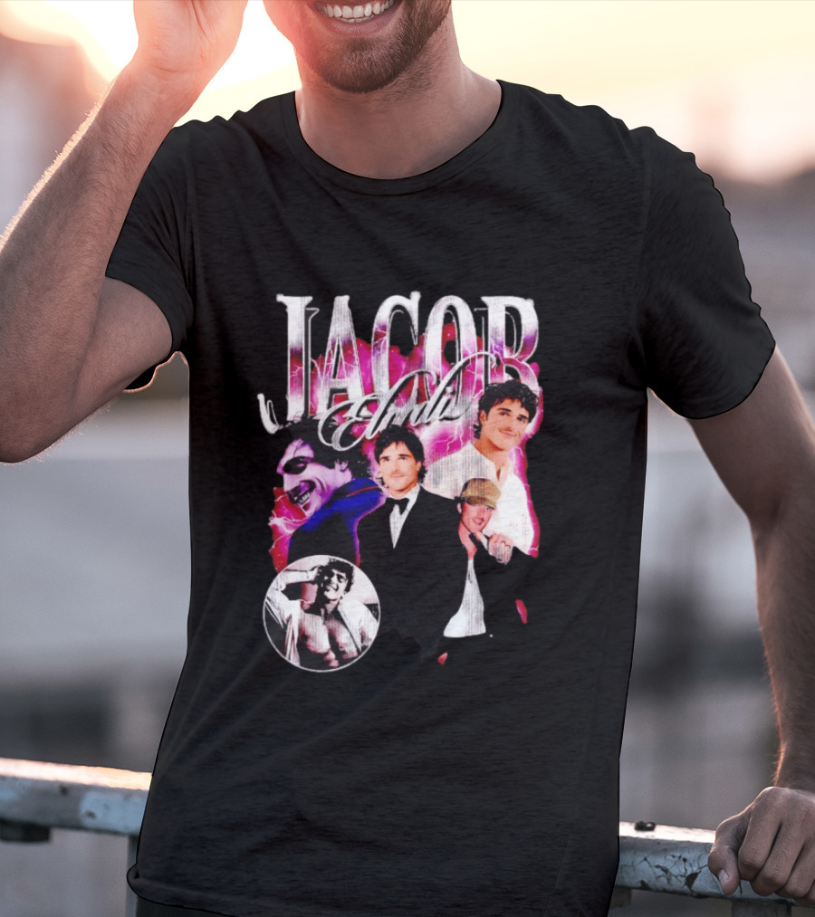 Jacob Elordi Collage Joker Suit Hat Aesthetic T-Shirt