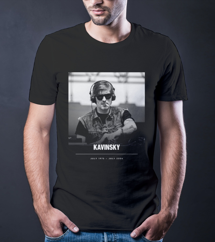 Kavinsky July 1975 July 2026 Retro DJ T-Shirt