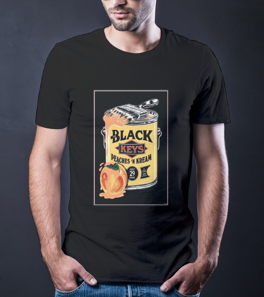 The Black Keys Peaches 'N Kream July 29 2026 St. Augustine Florida T-Shirt
