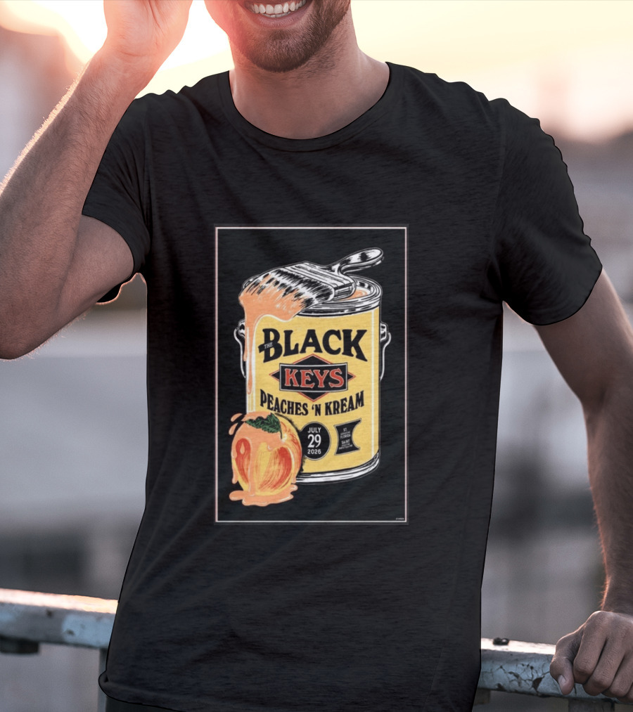 The Black Keys Peaches 'N Kream July 29 2026 St. Augustine Florida T-Shirt