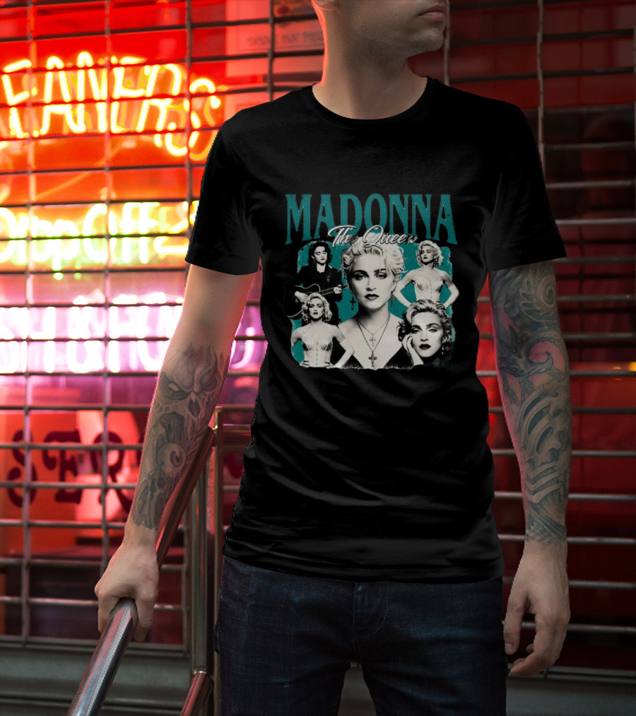Madonna The Queen Iconic 90s Music Legend T-Shirt