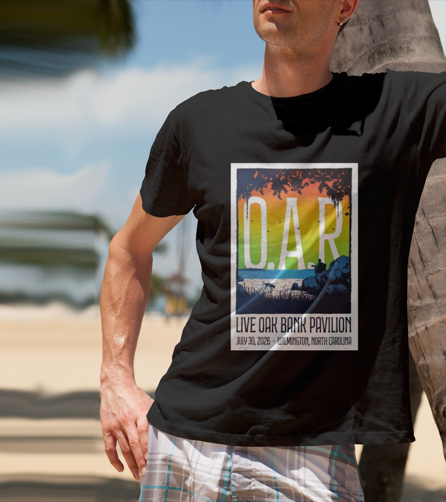 O.A.R. Live Oak Bank Pavilion July 30 2026 Wilmington North Carolina T-Shirt
