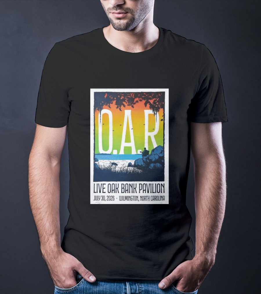 O.A.R. Live Oak Bank Pavilion July 30 2026 Wilmington North Carolina T-Shirt