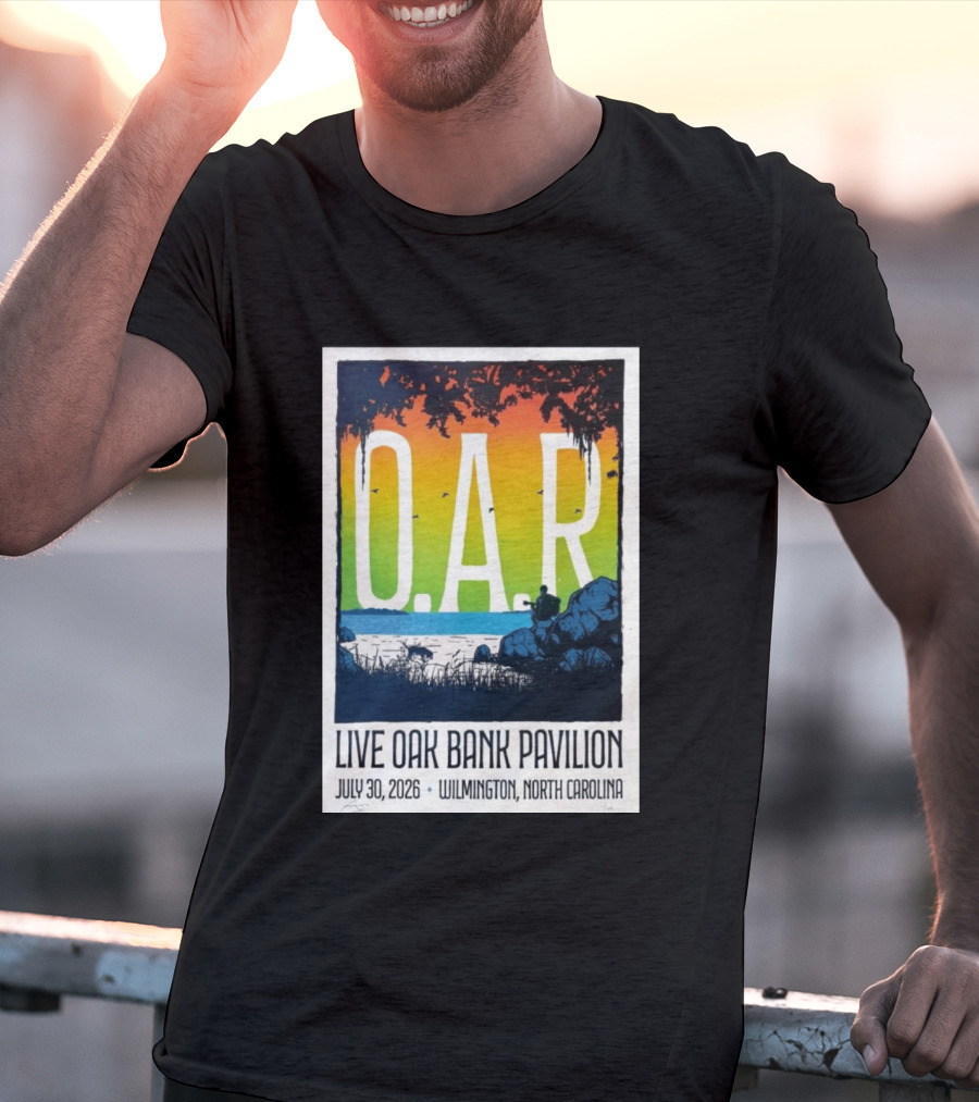 O.A.R. Live Oak Bank Pavilion July 30 2026 Wilmington North Carolina T-Shirt