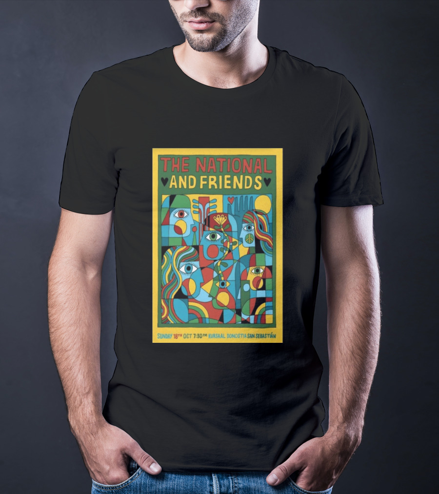 The National And Friends San Sebastián Concert October 18 Kursaal Donostia T-Shirt