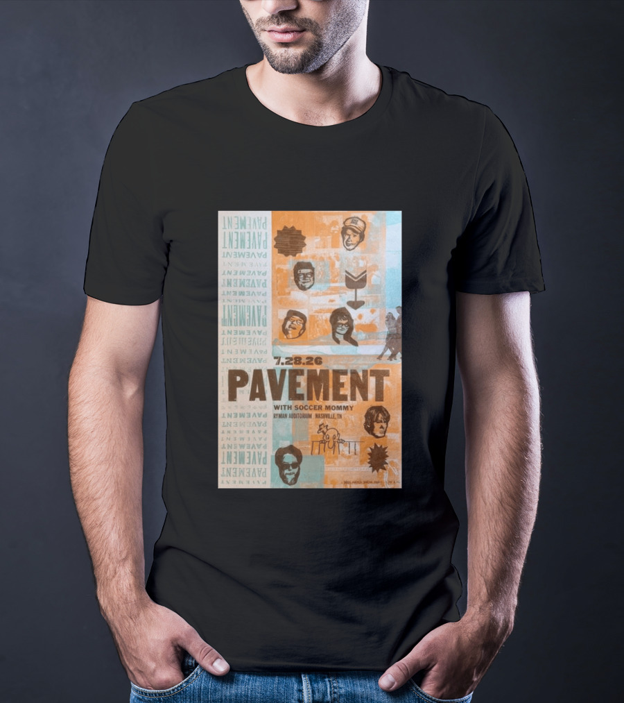 Pavement With Soccer Mommy Ryman Auditorium Nashville July 28 2026 T-Shirt