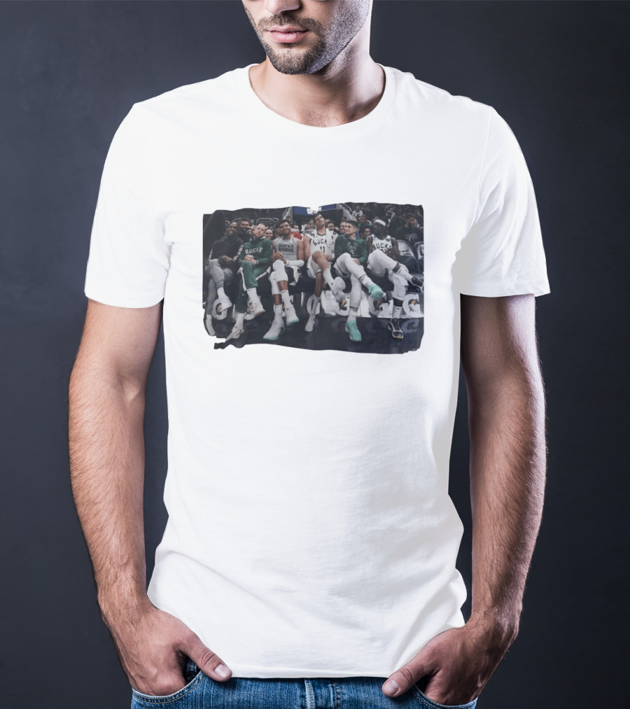 Milwaukee Bucks NBA Basketball Team Bench Players T-Shirt
