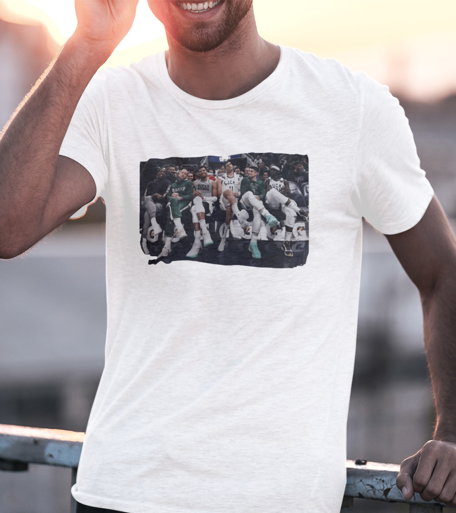 Milwaukee Bucks NBA Basketball Team Bench Players T-Shirt