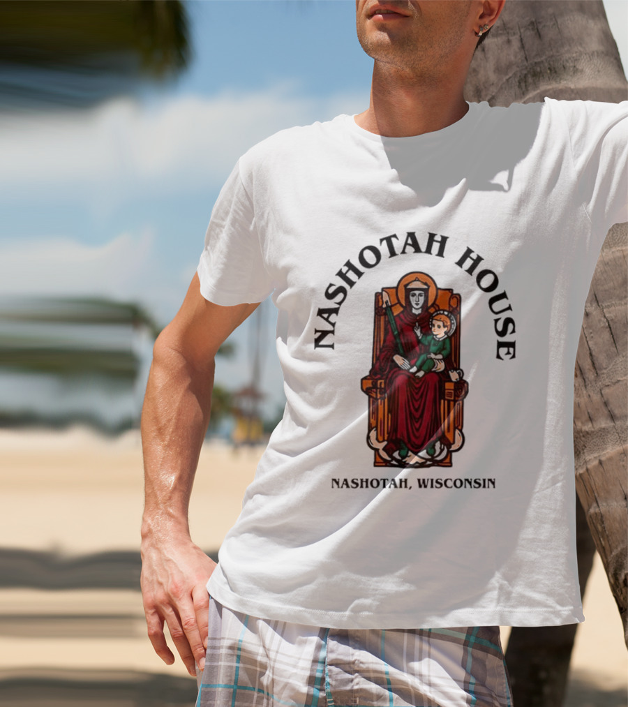 Nashotah House Virgin Mary And Child Jesus Icon Nashotah Wisconsin T-Shirt