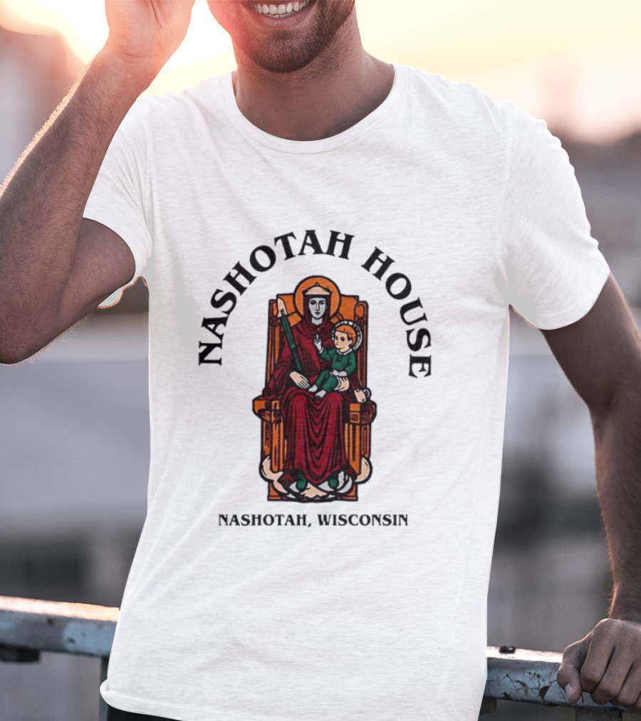 Nashotah House Virgin Mary And Child Jesus Icon Nashotah Wisconsin T-Shirt