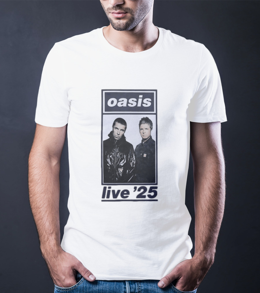 Oasis Live 2025 Liam Gallagher Band Tour T-Shirt