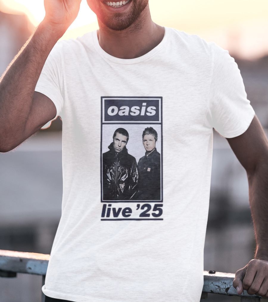 Oasis Live 2025 Liam Gallagher Band Tour T-Shirt