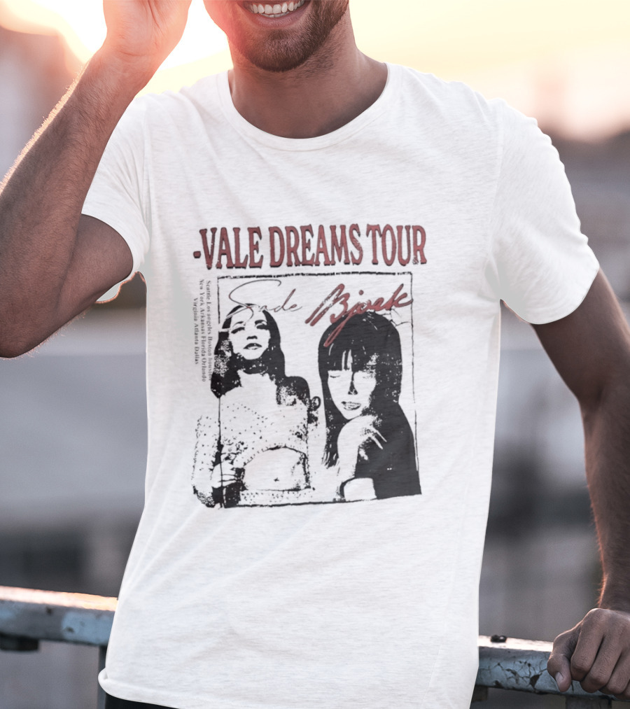 Vale Dreams Tour Sade Bjork 90s T-Shirt