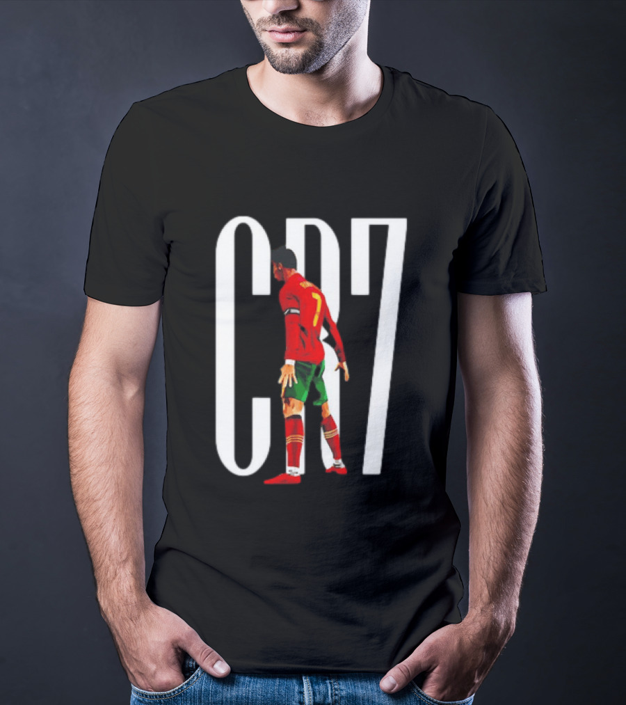 CR7 Cristiano Ronaldo Portugal National Team Iconic Number 7 Soccer Legend T-Shirt