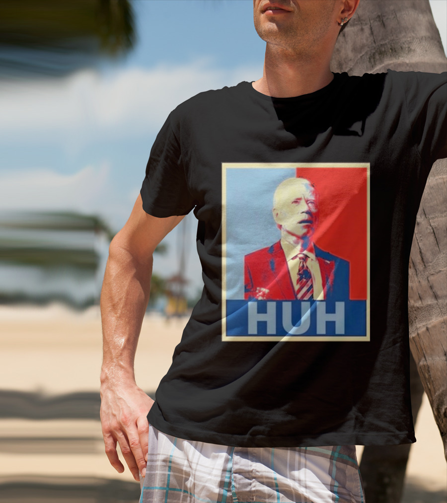 Huh Joe Biden Red Blue T-Shirt