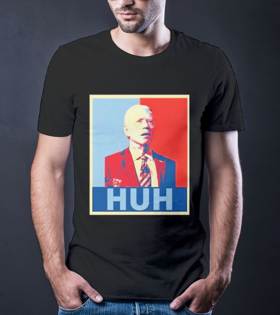 Huh Joe Biden Red Blue T-Shirt
