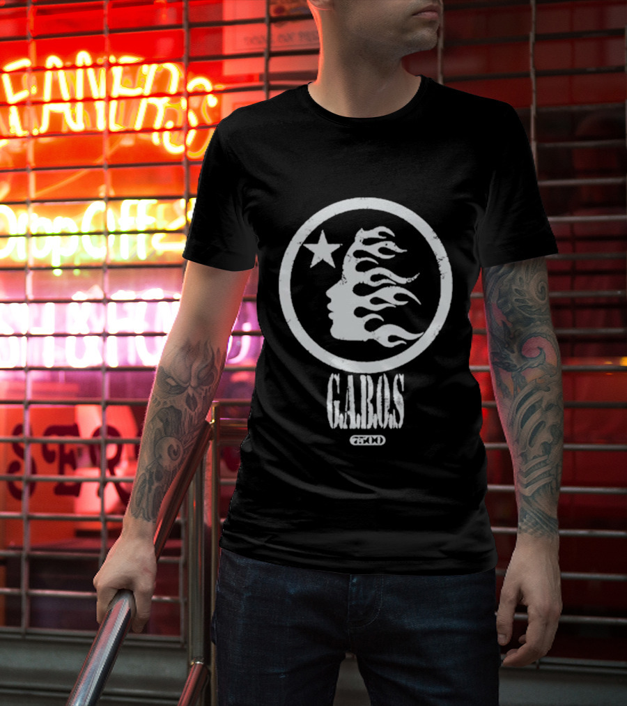Gabos Hellstar Flame Profile Star T-Shirt