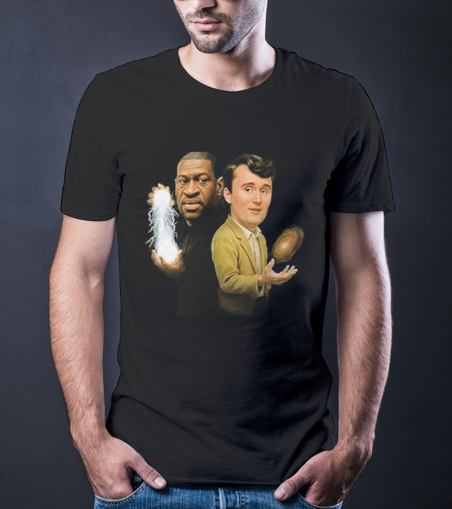 George Floyd And Charlie Kirk Wizard T-Shirt