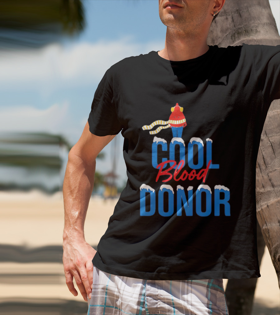 Cool Blood Donor Winter T-Shirt