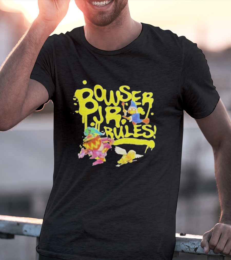 Bowser Jr Rules With Colorful Characters And Fun Styles T-Shirt