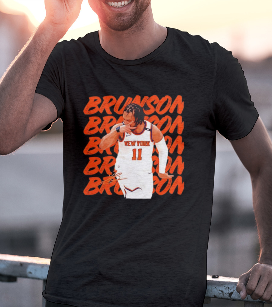 Brunson 11 New York Knicks Basketball Player T-Shirt