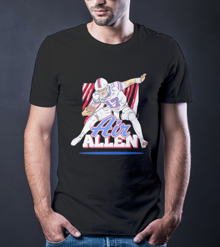 Buffalo Bills Air Allen Football Player Pose T-Shirt