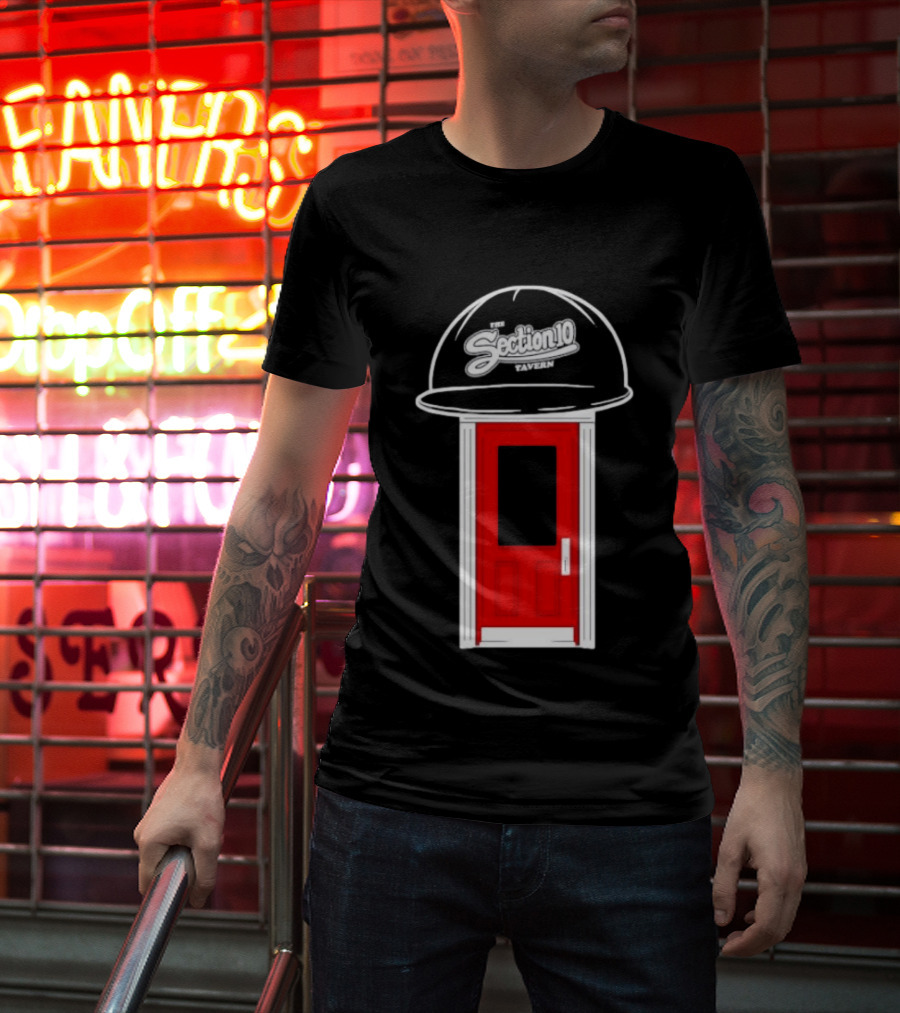 The Section 10 Tavern Red Door Boston Red Sox Fenway Park Baseball T-Shirt