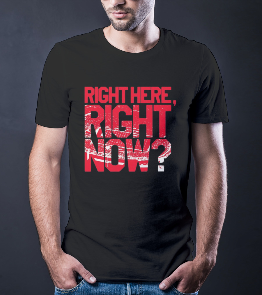 Buffalo Bills Right Here Right Now Where Else Would You Rather Be T-Shirt