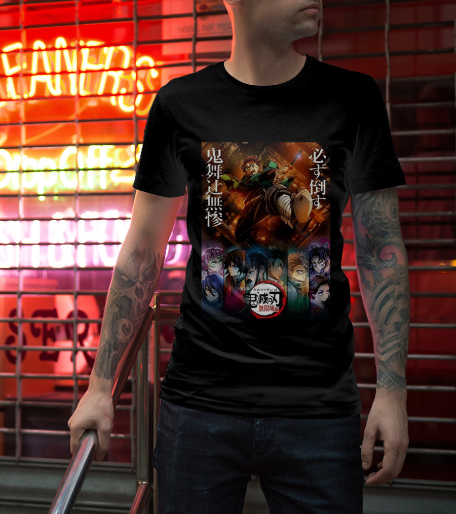 Infinity Castle Arc Kimetsu No Yaiba Demon Slayer Film Trilogy Characters T-Shirt