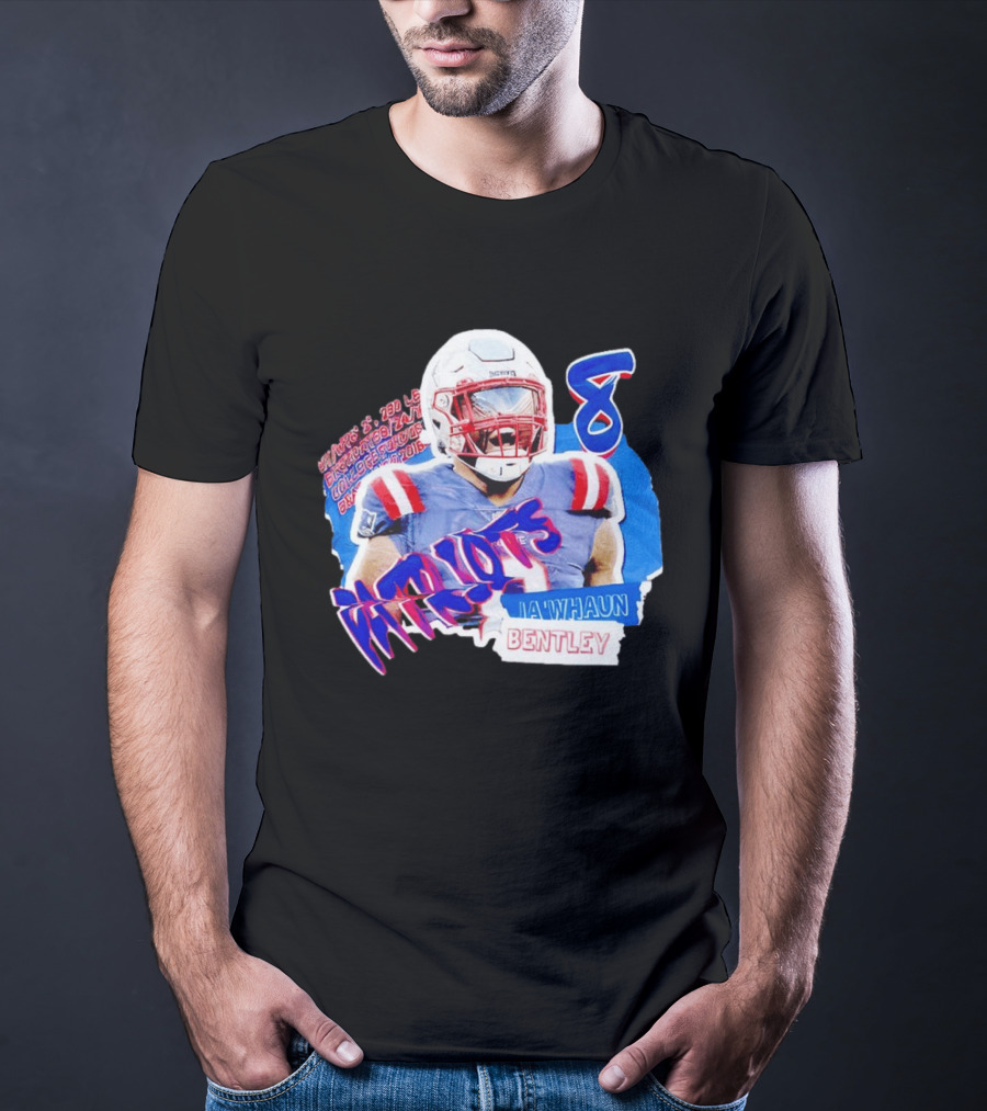 Patriots Ja'whaun Bentley New England 8 Football Superstars T-Shirt