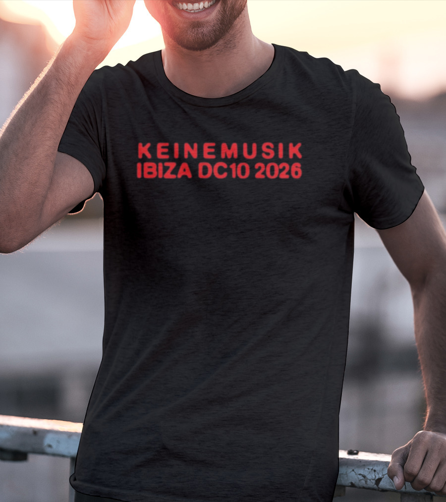Keinemusik Ibiza DC10 2026 Black T-Shirt