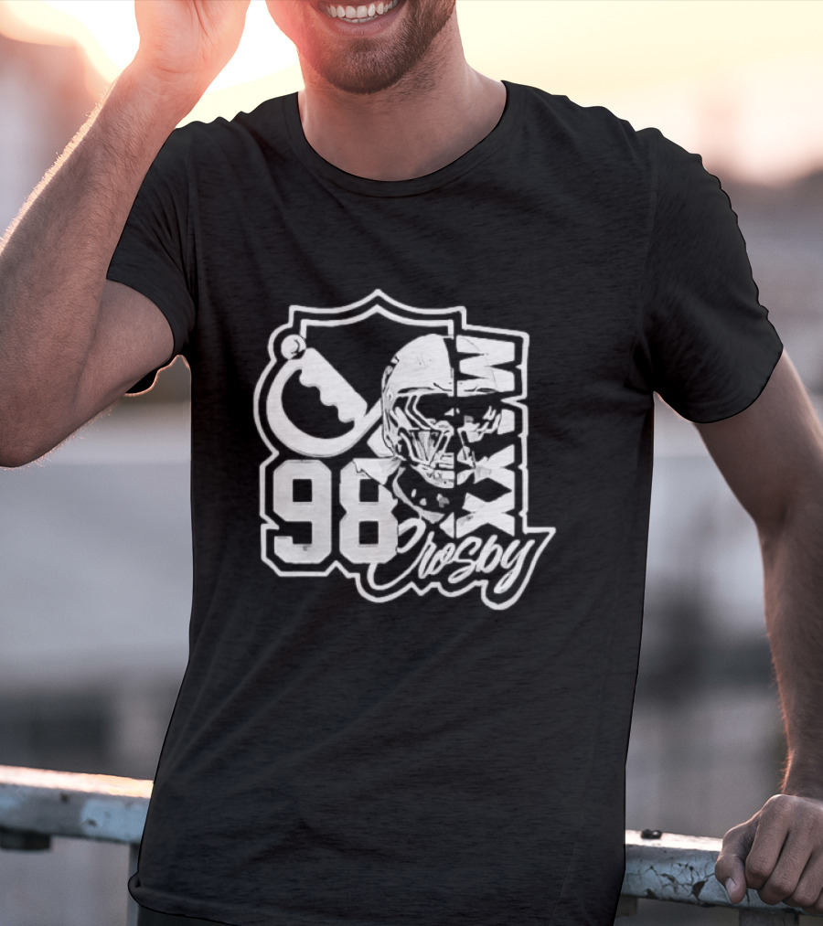 Maxx Crosby 98 Las Vegas Raiders NFL Football Helmet T-Shirt