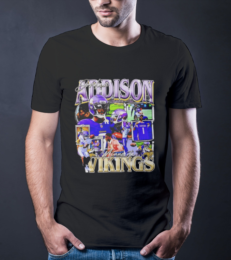 Jordan Addison Minnesota Vikings Stars And Highlights T-Shirt