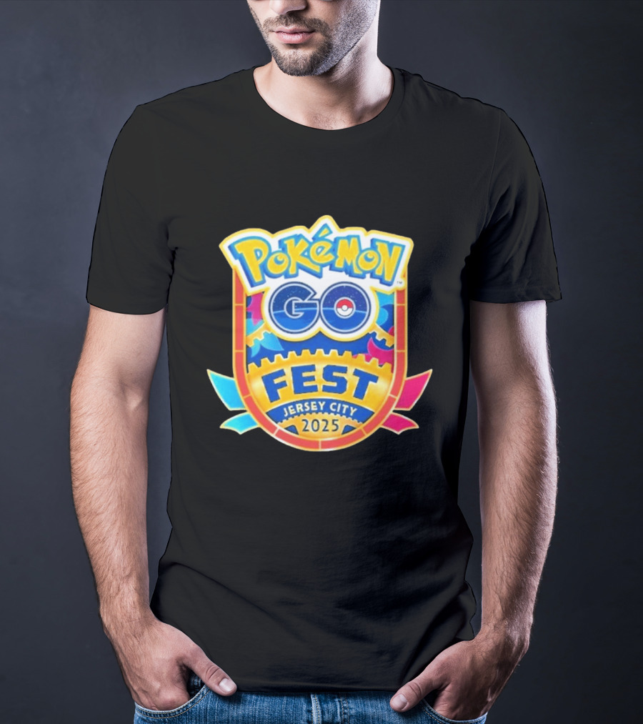 Pokémon Go Fest 2025 Jersey City Event T-Shirt