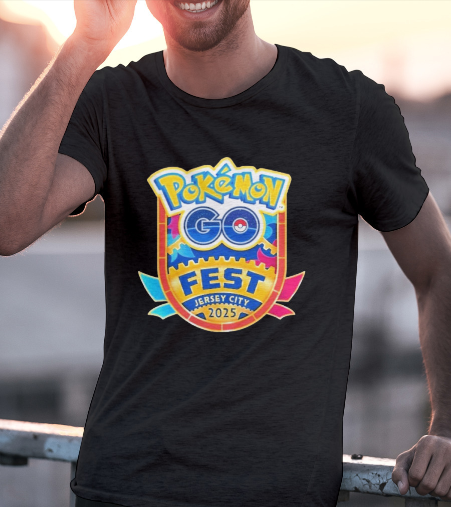 Pokémon Go Fest 2025 Jersey City Event T-Shirt