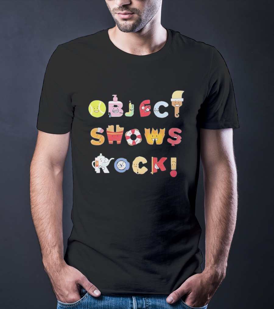 Object Shows Rock Tennis Paintbrush Emoji Toothpaste Balloon T-Shirt