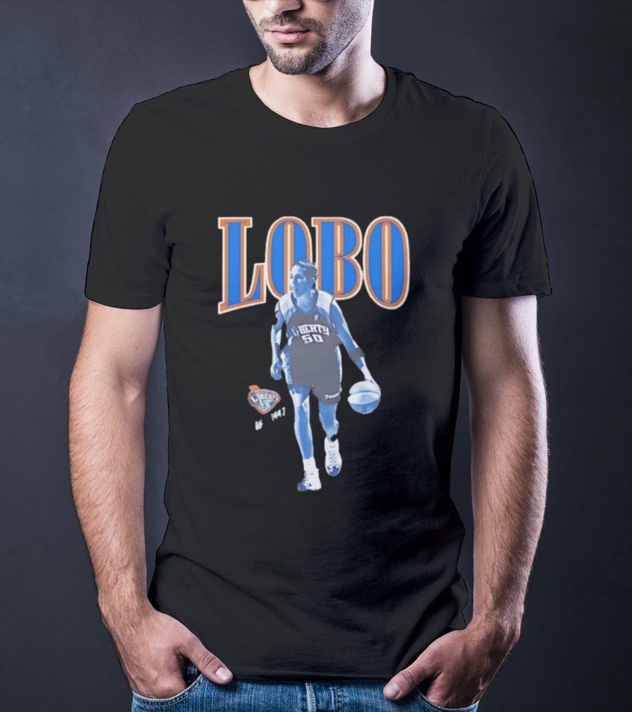 Lobo 50 New York Liberty WNBA Player Basketball T-Shirt