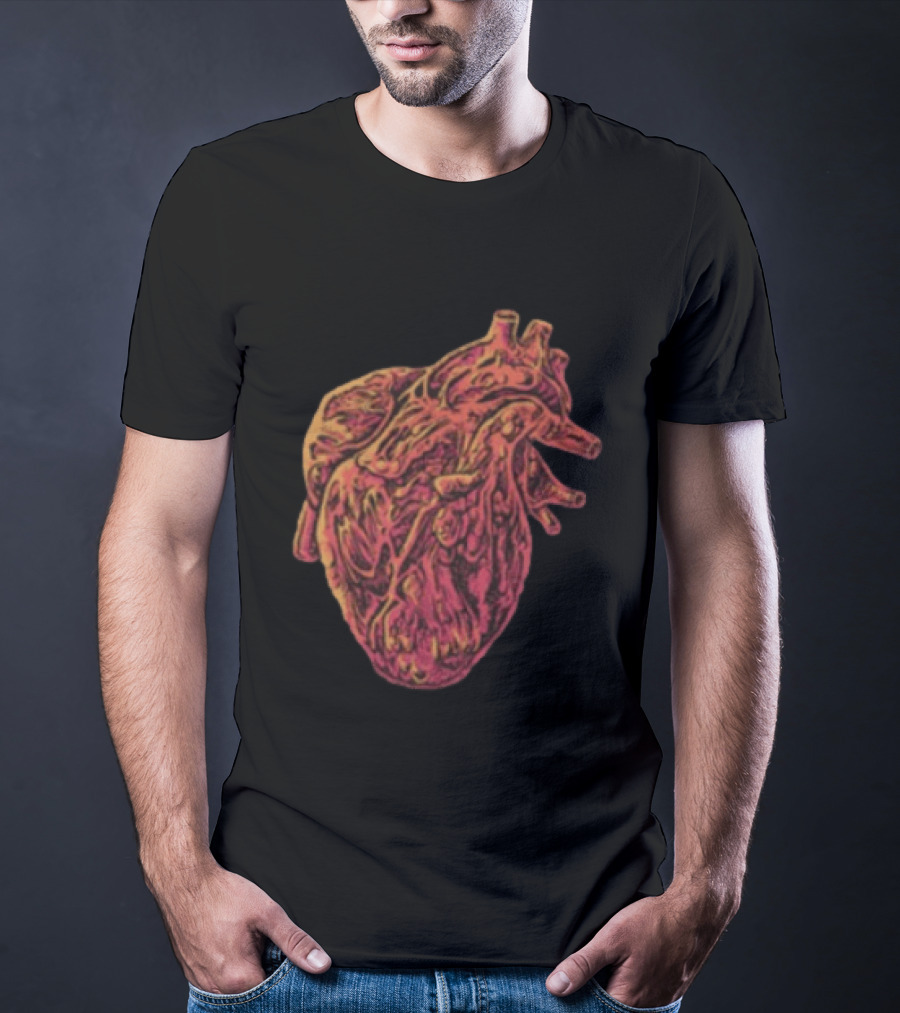 Rise Records The Acacia Strain Gravebloom Black Anatomical Heart T-Shirt