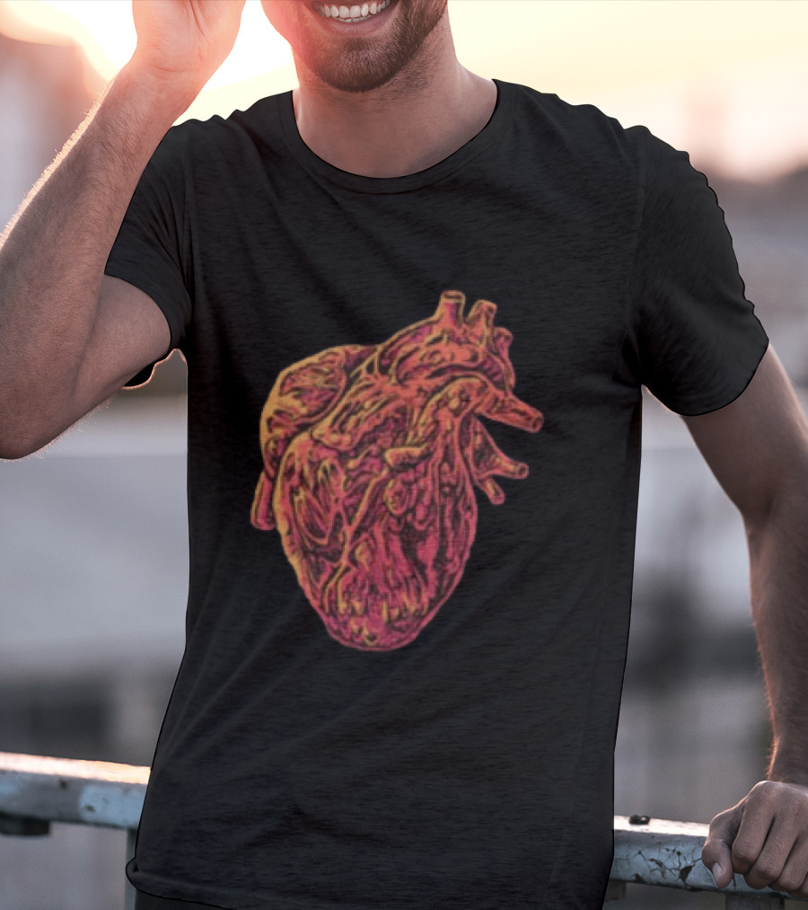 Rise Records The Acacia Strain Gravebloom Black Anatomical Heart T-Shirt