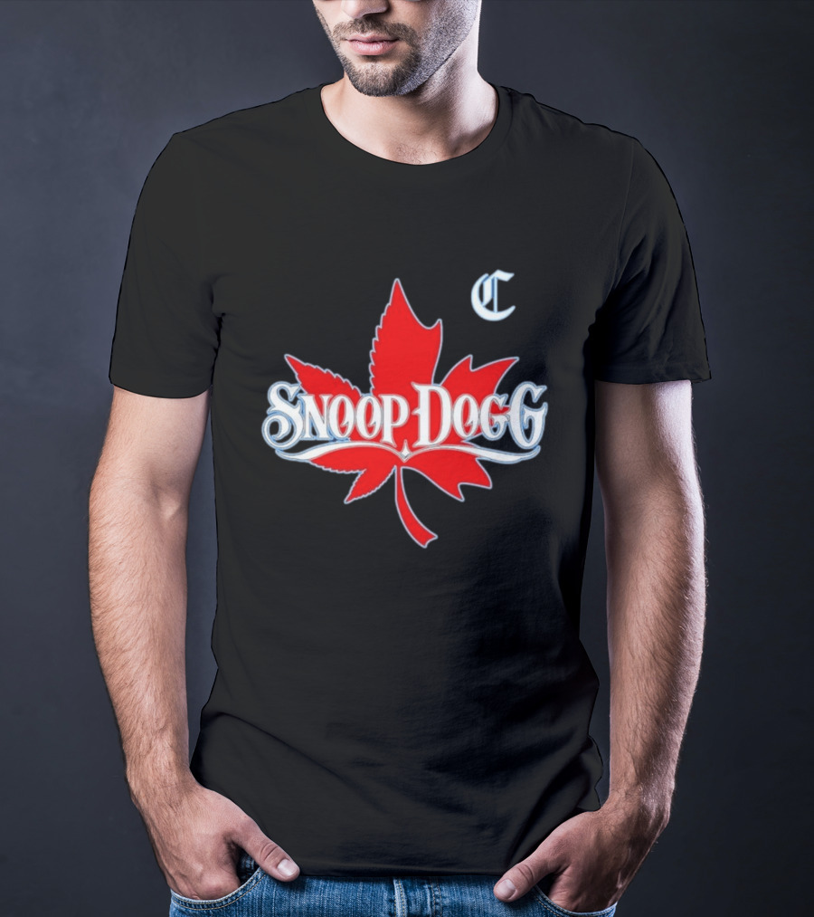 Snoop Dogg 2024 Cali To Canada Tour Schedule Date List Red Maple Leaf T-Shirt