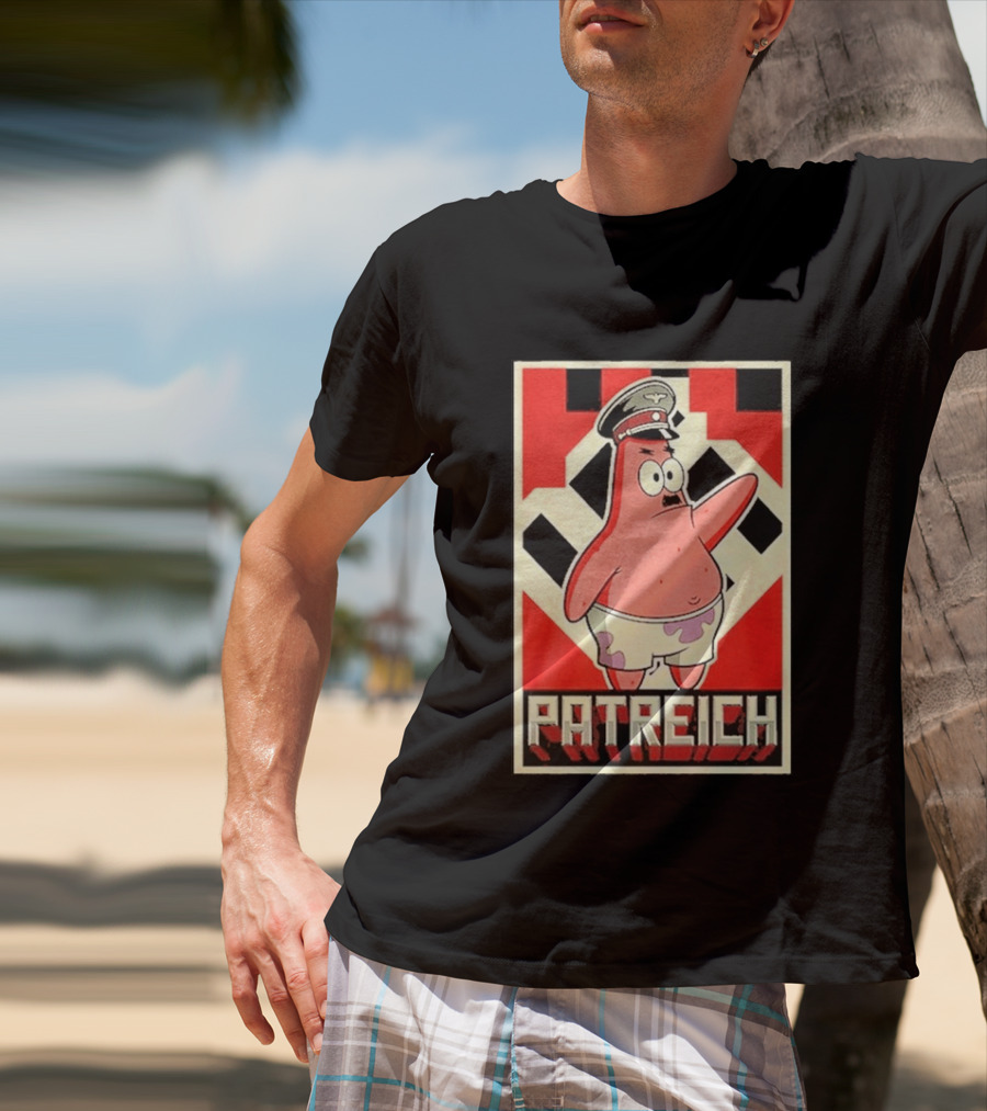 Sponge Patrick Hitler Star T-Shirt