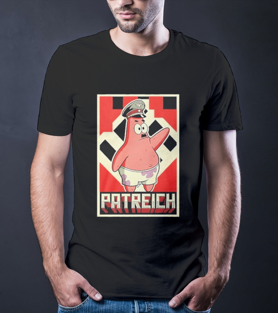 Sponge Patrick Hitler Star T-Shirt