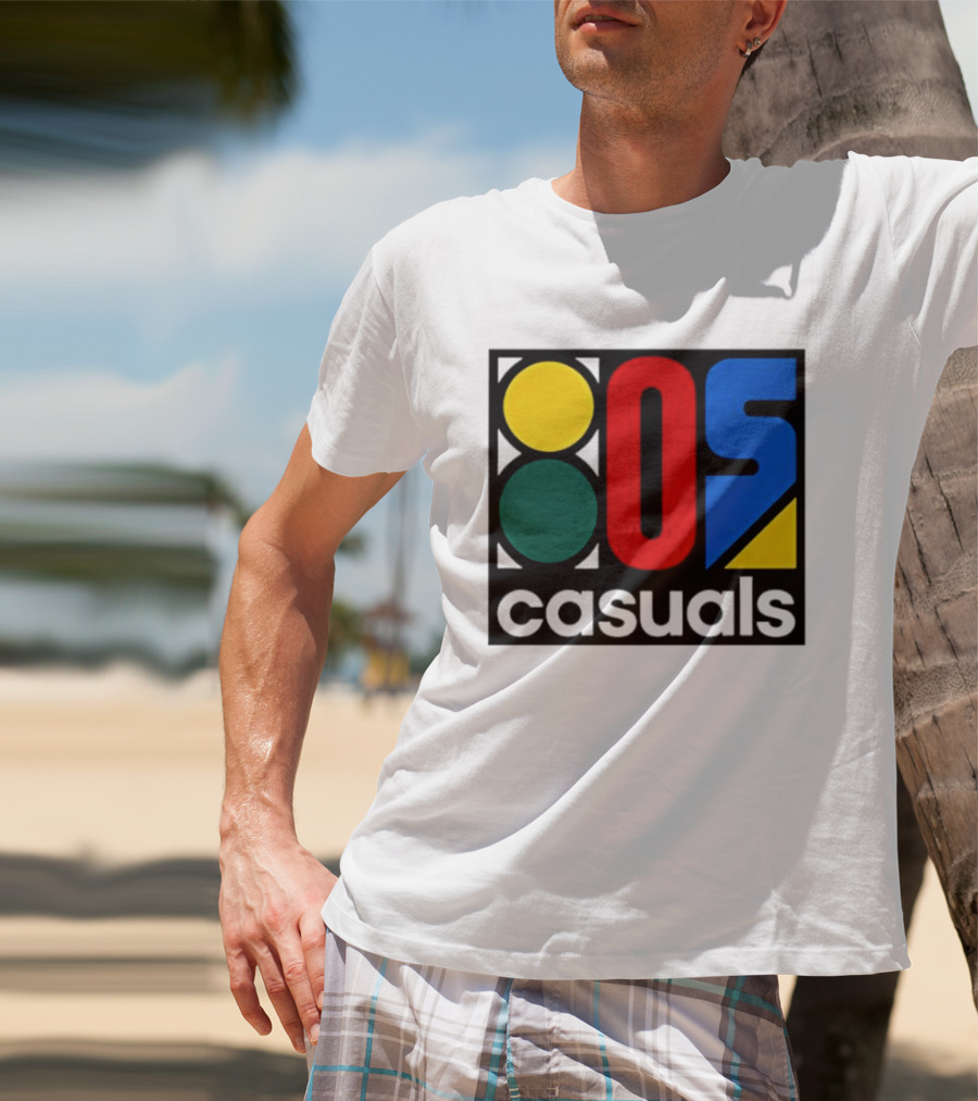 80s Casuals Retro Style Colorful Geometric Icon Collection T-Shirt