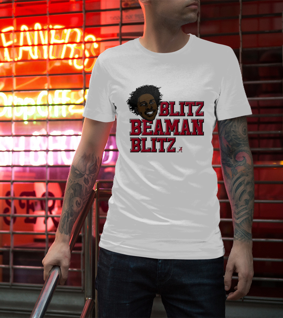 Alabama Crimson Tide Blitz Beaman Blitz Jeremiah Beaman T-Shirt