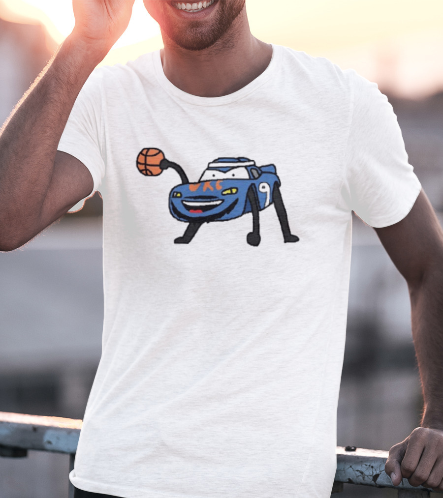 Alex Cars Russo Alex Caruso OKC Thunder Basketball Cartoon T-Shirt