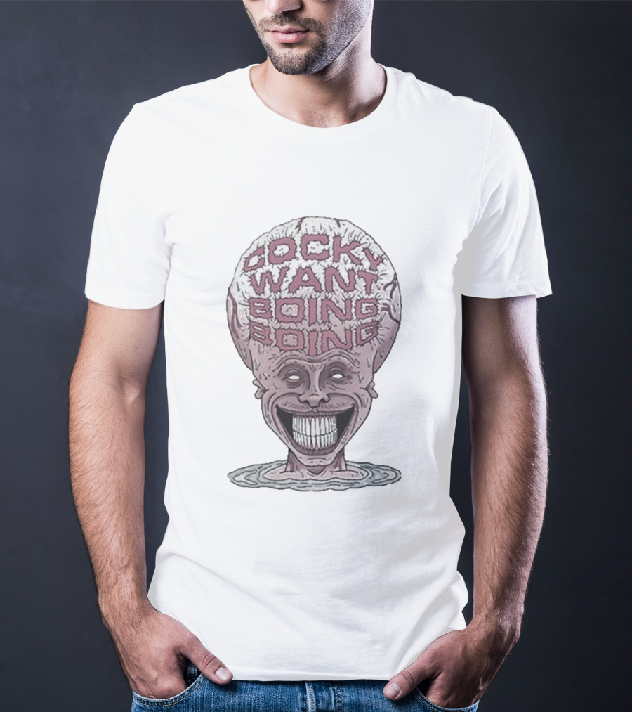 Cocky Want Boing Boing Meme Brain T-Shirt