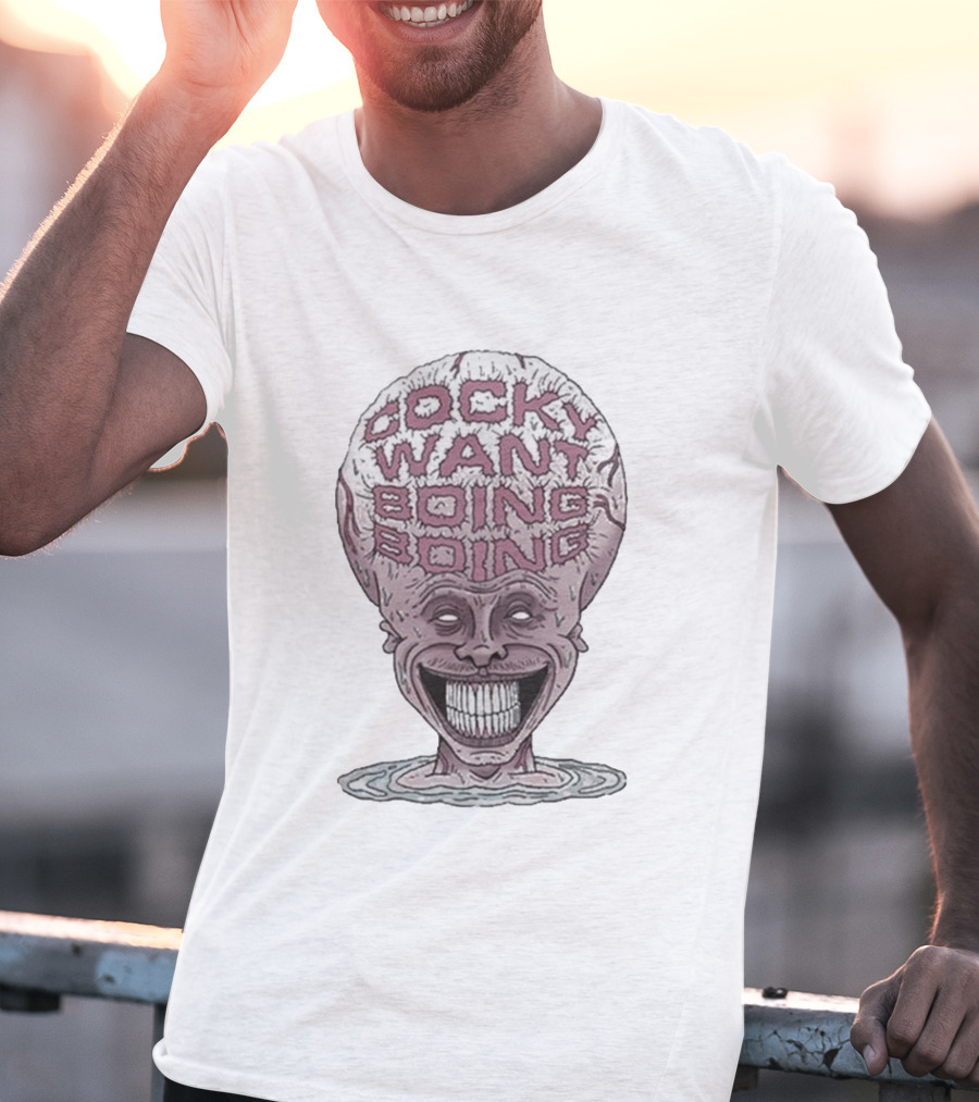 Cocky Want Boing Boing Meme Brain T-Shirt