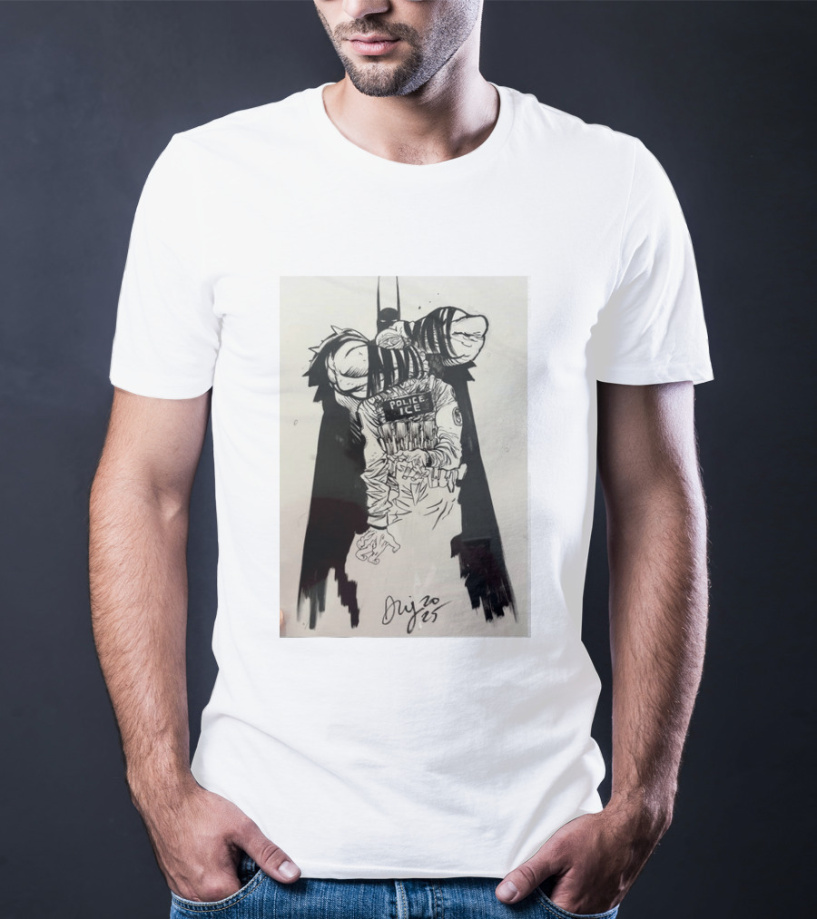 Awesome Absolute Batman Police ICE Daniel Warren Johnson DC Comics 2025 T-Shirt