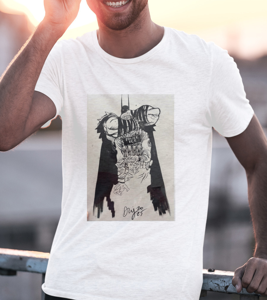 Awesome Absolute Batman Police ICE Daniel Warren Johnson DC Comics 2025 T-Shirt